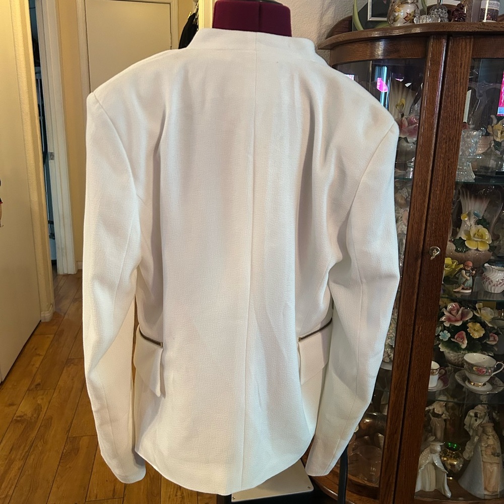 Robert Rodriguez Elegant Off White Women's Jacket - Picture 4 of 4